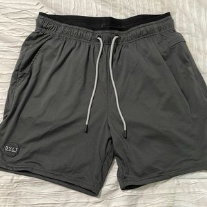 Bylt Basics Training Shorts (Linerless)-Charcoal-XL